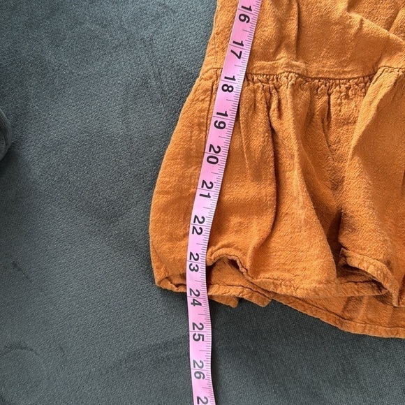 BP Halter Neck high/low tunic sleeveless top - size medium - rust color - Picture 3 of 6